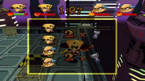 Crash Bash | CPU Match - Super Cortex x2 VS Super Brio x2 (Space Bash)