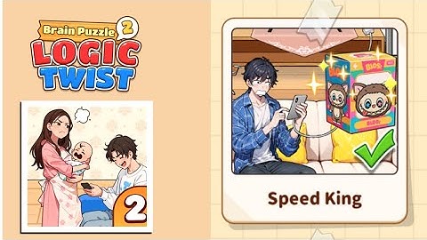 Brain Puzzle 2: Logic Twist Level 6 | speed king Gameplay