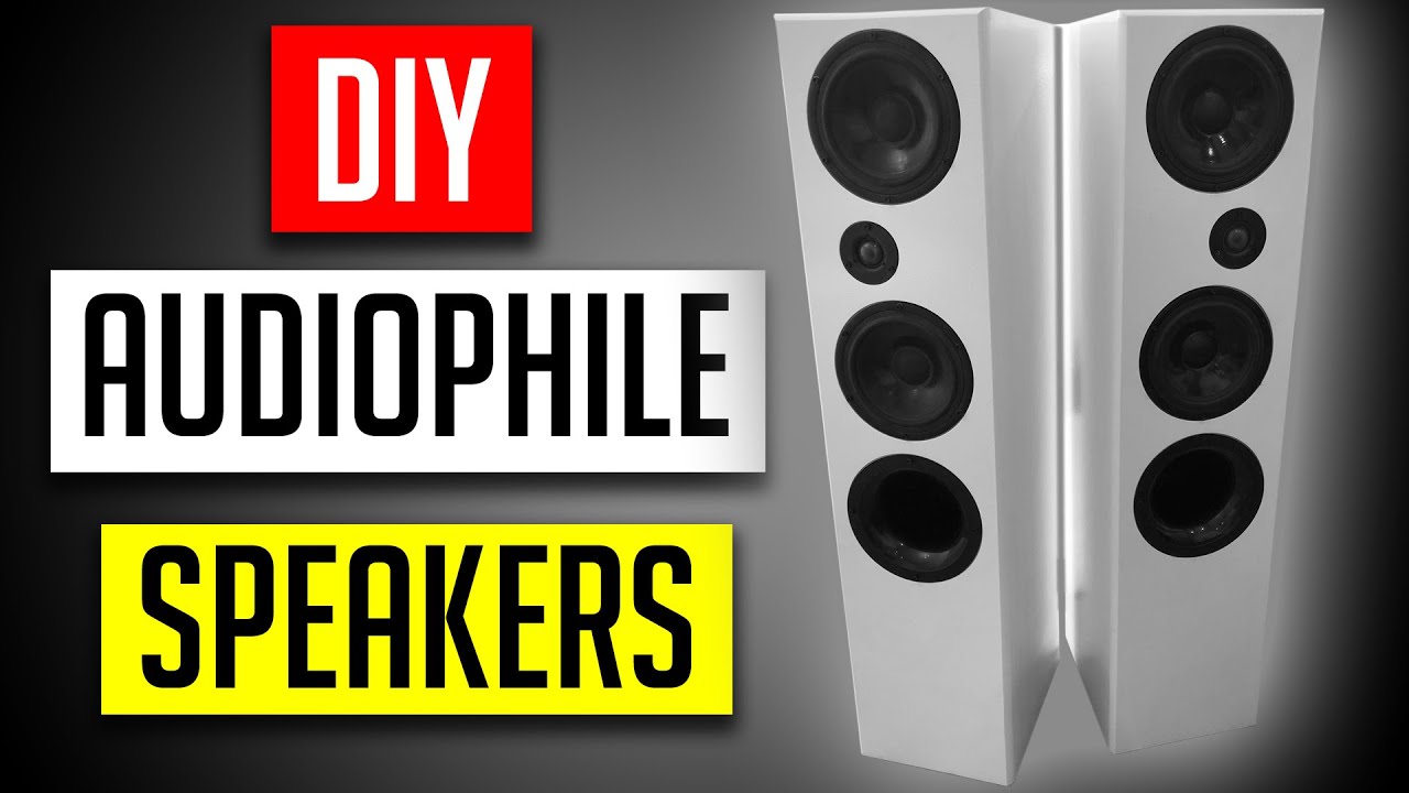 DIY floor standing speakers (with plans) - YouTube