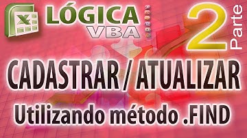 Vídeo Aula 44 - Parte 02 - Cadastrar Atualizar e Excluir registros utilizando método .Find