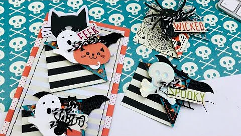 Halloween Corner Bag Toppers | Treat Toppers | Embellishments | Happy Halloween Collection