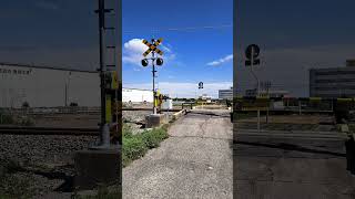 【踏切】長田踏切　8000系アンパンマン列車　（JR四国　予讃線）  #jr四国 #踏切 #電車 #アンパンマン列車 #踏切カンカン #Railroad crossing #anpanman