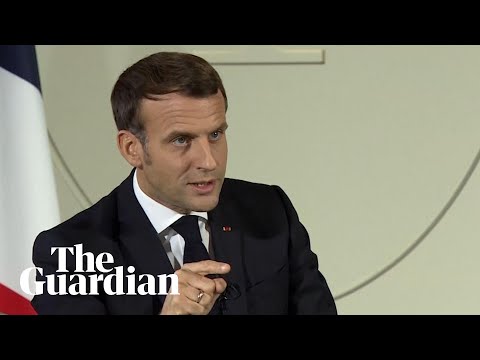 Emmanuel Macron: violence not an acceptable response to cartoons of Muhammad