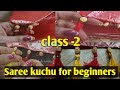 Class2how to making saree kuchu for beginners by step by stemeasy methodsaree kuchu tutorials