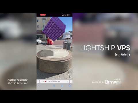 Lightship VPS WebAR Demo – Niantic, 8th Wall