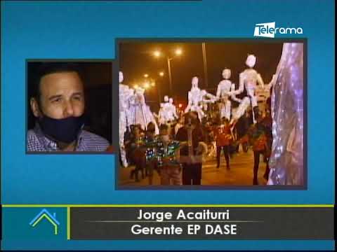 Gigantes de luz recorrerán las calles de Guayaquil