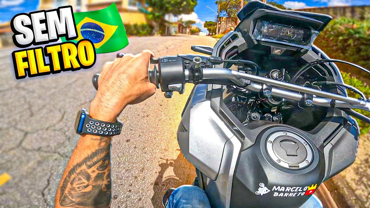 FUI TESTAR A SAHARA 300 0KM SEM FILTRO NA RUA