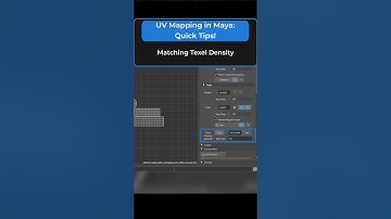 Match Texel Density for UVs in Maya! #3dmodeling #autodeskmaya #gamedev