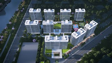 3D Buildings Walkthrough Animation Of Residential Community