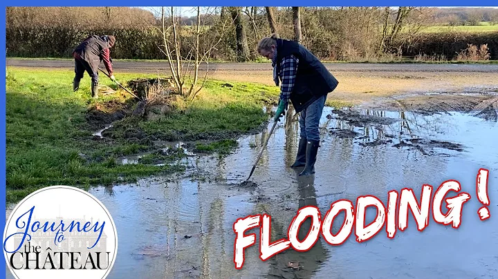 FLOODING at the CHATEAU and DIGGING a TRENCH - Journey to the Château de Colombe, Ep. 65