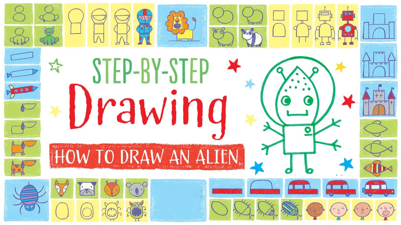 Sketchbook For Kids: Drawing pad for kids / Aliens Ufo Childrens Sketch book  / Large sketch Book Drawing, Writing, doodling paper alien Ufo (Paperback)