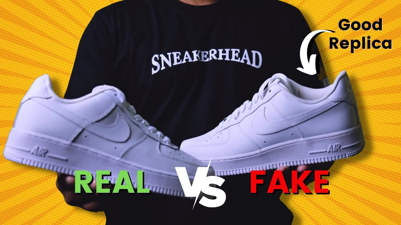 nike air force 1 fake vs real