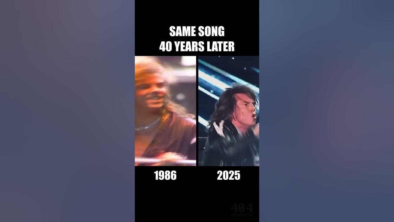 The Final Countdown 1986 vs 2025 (40 YEARS LATER) | #80smusic #nostalgia #finalcountdown #80s #retro