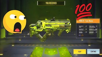 FREE LEGENDARY PDW-57 - TOXIC WASTE in COD MOBILE **LEGIT 100%**