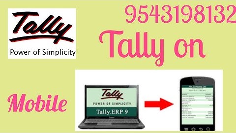 Tally ERP 9 release 6.6.2 reports on mobile and laptop