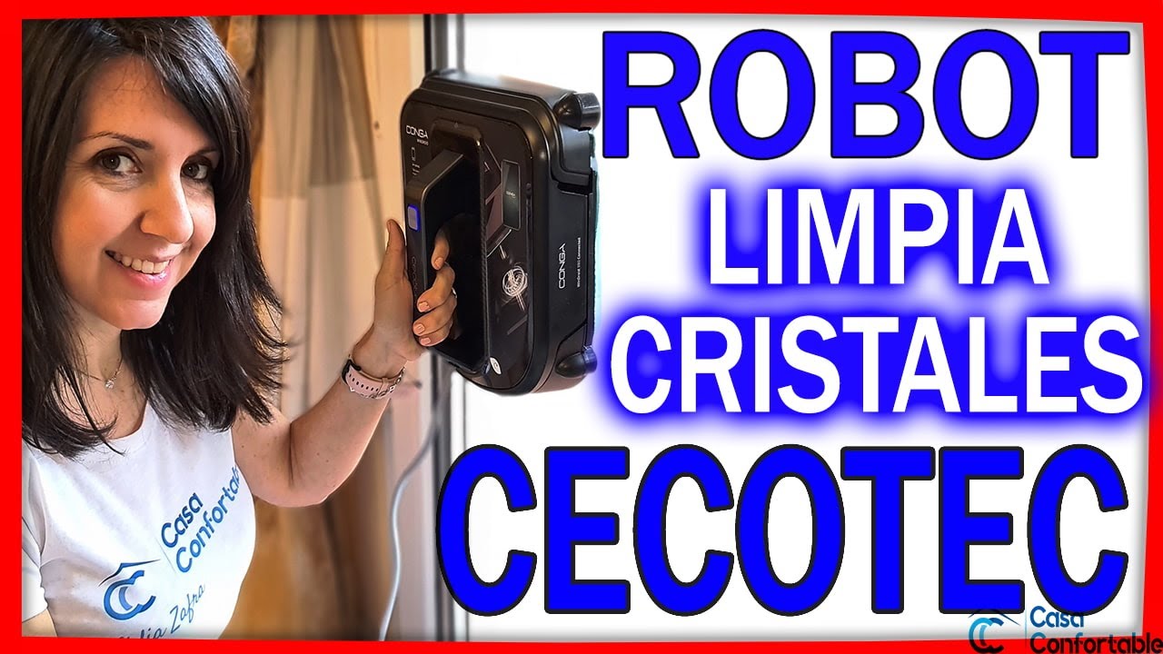 Robot Limpiacristales Cecotec Conga Windroid 980 de segunda mano