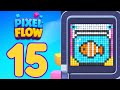 Pixel Flow Level 15 Solution