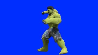 more Hulk green screen effect ( punch , run ,walk)😌