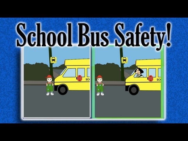 School Bus Safety Skits Tail Swing, Sideswipe Training For School Bus