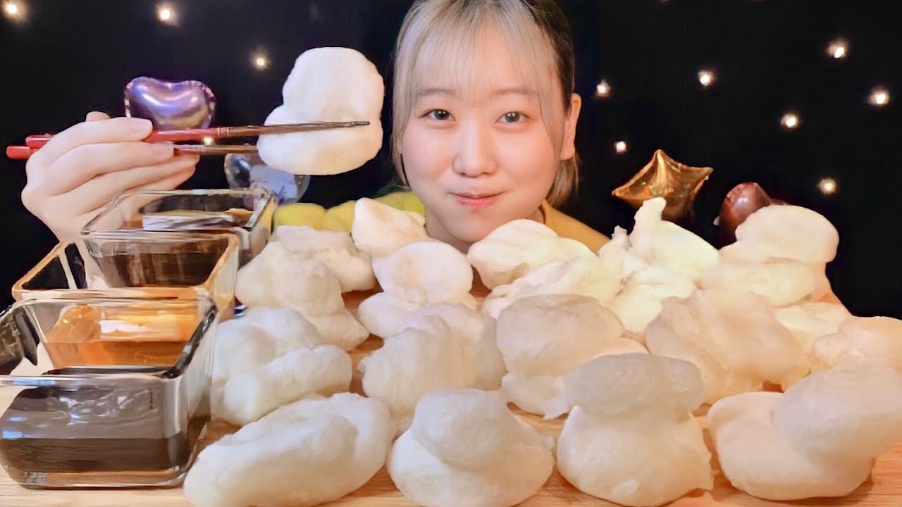 ASMR 揚げ餅 Fried Mochi 튀긴 떡【咀嚼音/ Mukbang/ Eating Sounds】