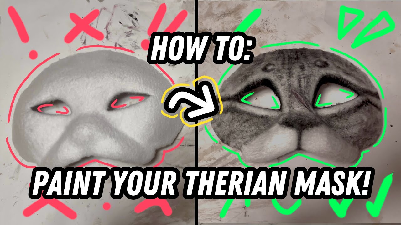 Терианская маска, часть 4! (ЖИВОПИСЬ!!!)