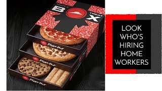 Work At Home For Pizza Hut - Now Hiring Order Entry Agents