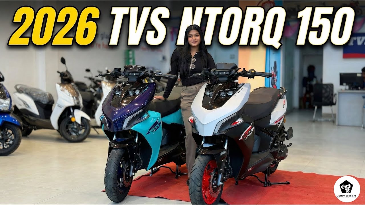 2026 All New Tvs Ntorq 150 Top Model Vs Base Model Review | Lost biker40 