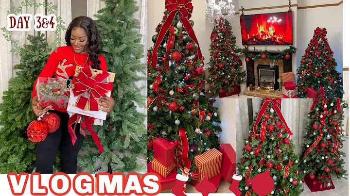 DECORE AVEC MOI MON SAPIN DE NOËL 2021 | VLOGMAS DAY 3 & 4 ADRIENNEPREMIEREDAME