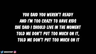 Video thumbnail of "Chris Brown - Him Or Me (Lyrics)"