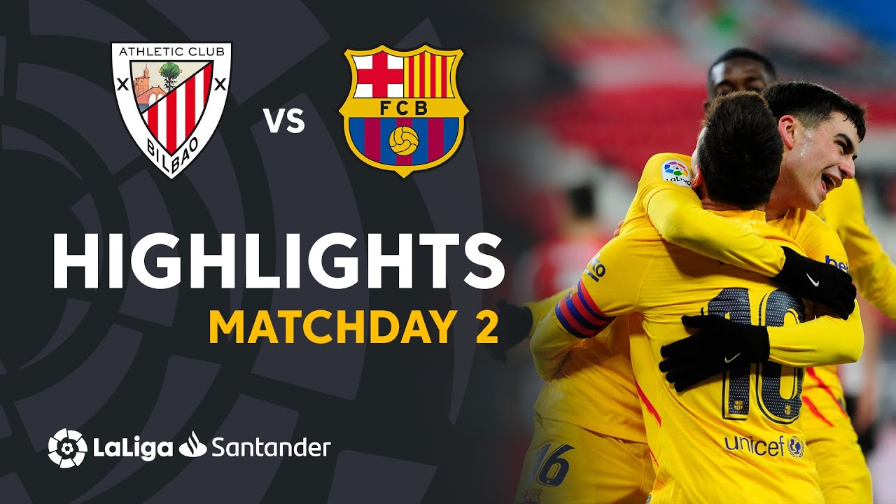 Highlights Athletic Club vs FC Barcelona (2-3)