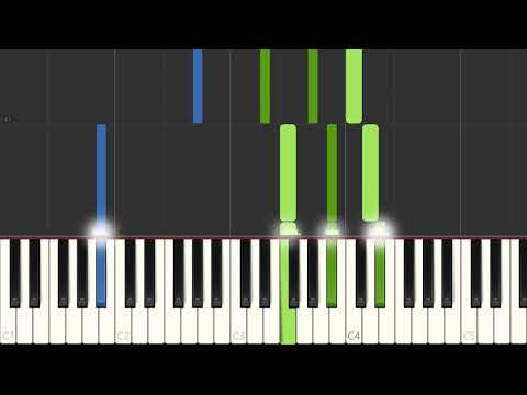 Coldplay "Fix You" Piano Accompaniment + Voice, Tutorial, Free Sheet Music - pianotte
