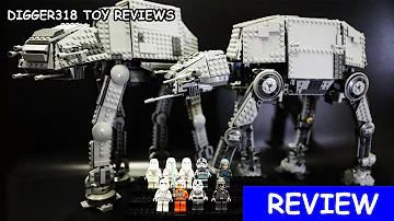 Lego 10178 75054 Star Wars Motorized Walking AT AT Lepin Bootleg 05050 05051 Review