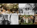 How We Planned Our Dream Wedding for Under $3000 | Wedding Planning Tips | Budget Breakdown