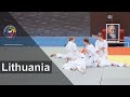 Lithuania demo at aikido youth iaf seminar 2022
