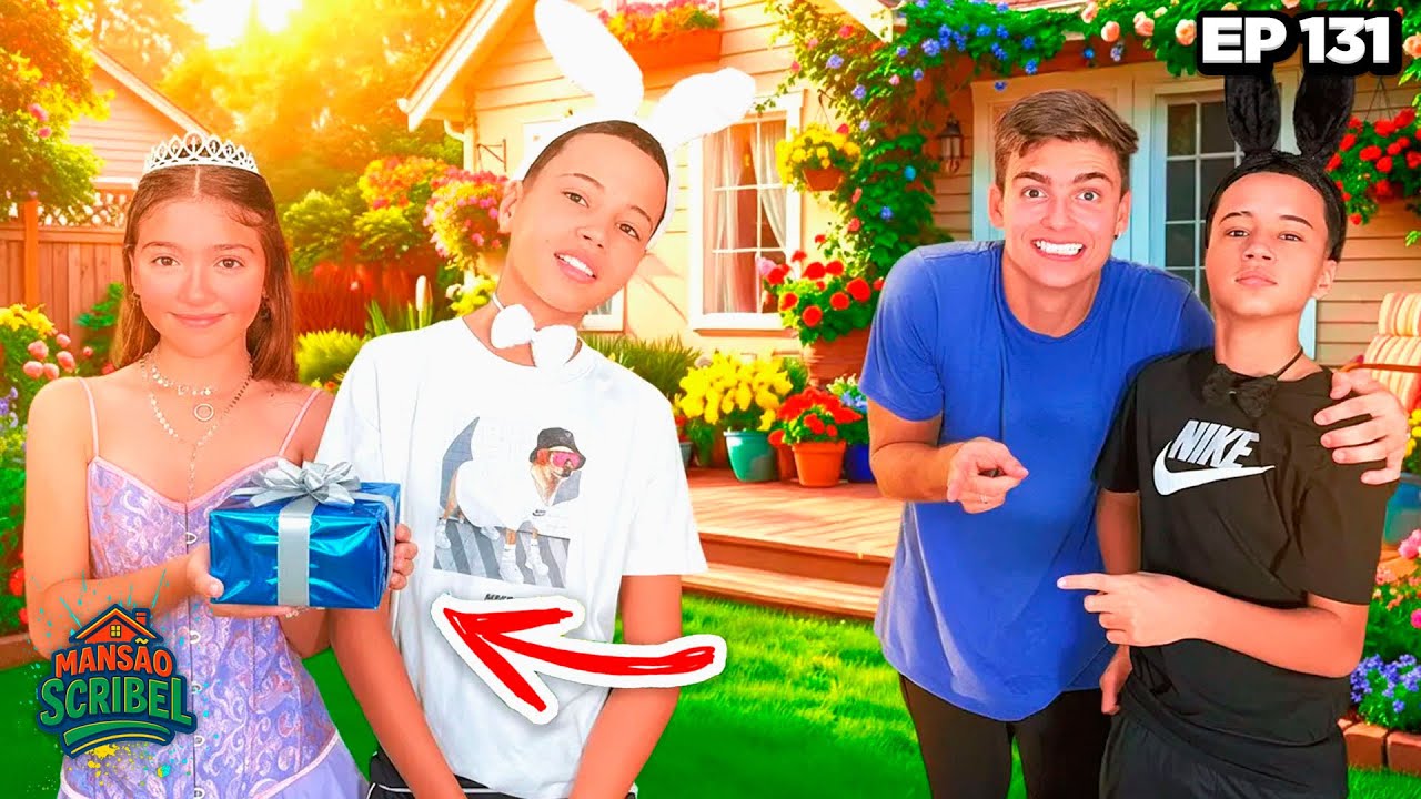 A LARA FEZ UMA SURPRESA PARA OS GÊMEOS ANTÔNIO E JP NA MANSÃO SCRIBEL 😱 •Irmãos Scribel• 