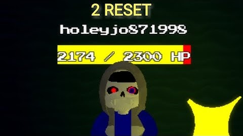 SHOWCASE 2 RESET CHARACTERS! SMB|SANS MULTIVERSE BATTLES