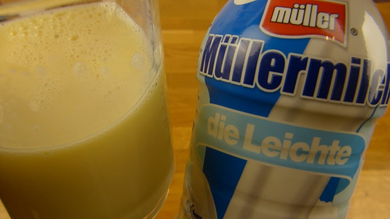 Wie Sieht Eine Muhende Müllermilch Aus Müller - Müllermilch Die Leichte Vanilla - YouTube