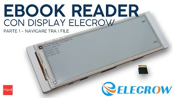 ebook reader con Elecrow display (ESP32) e SDCard - leggere i file - parte 2