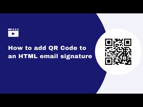 How to add a QR Code to your HTML email signature