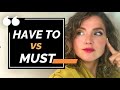 Diferencias entre HAVE TO y MUST. Verbos modales en inglés. Explicación muy sencilla!🥳