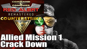 C&C: Red Alert Counter Strike Remastered Allied Mission 1 - Crackdown (Non-Commentary) (4K)