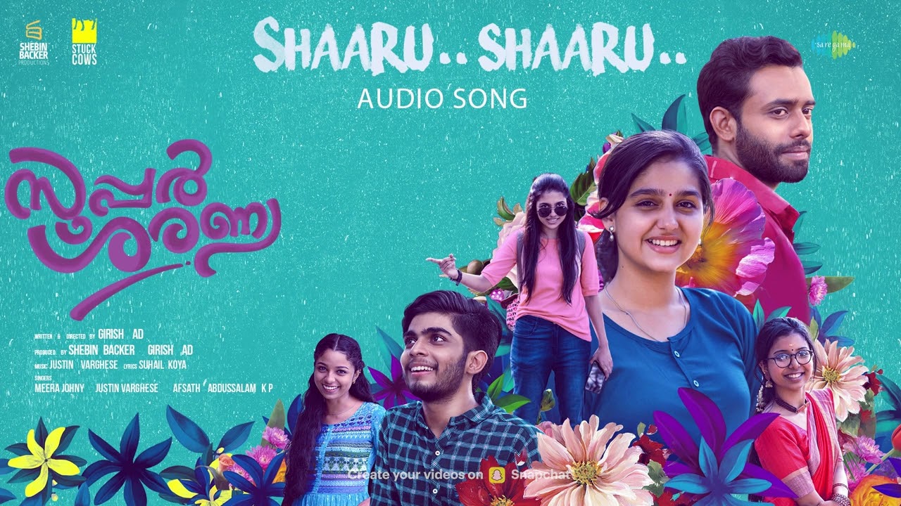 Shaaru Shaaru   Audio Song  Super Sharanya  Justin Varghese  Anaswara Rajan  Arjun Ashokan
