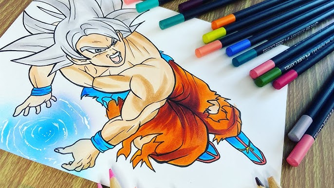 Goku instinto superior - Desenho de ic_dns - Gartic