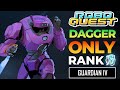 RoboQuest - Dagger ONLY Rank S Run (Recon Guardian IV Challenge Gameplay)