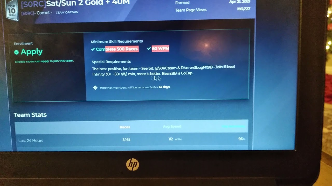 how to be on the top teams in nitro type