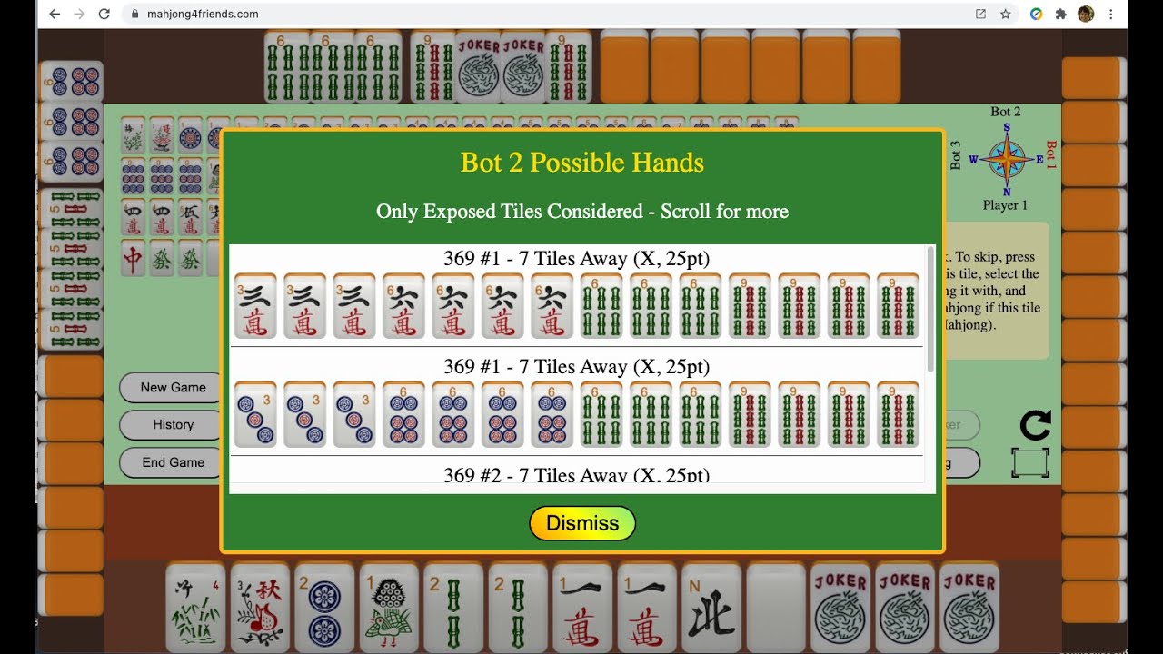 Mahjong 4 Friends - Free Mahjong, Friends and/or Bots