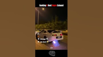 Ranking 5 Best Supra Exhaust 🔥 🚀