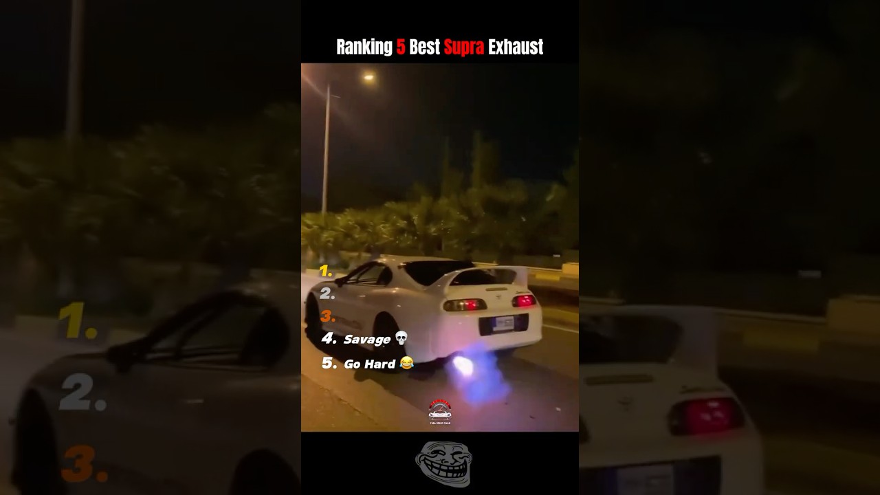Ranking 5 Best Supra Exhaust 🔥 🚀