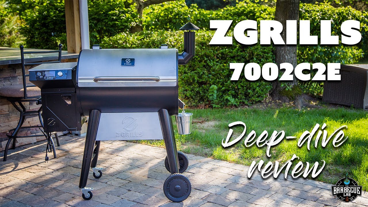 Z Grills 700D2E Electric Pellet Grill Smoker in Silver and Black