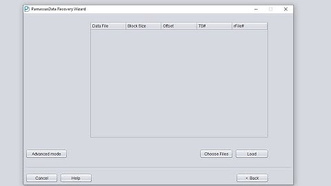 dbrecover for oracle advanced mode load datafiles